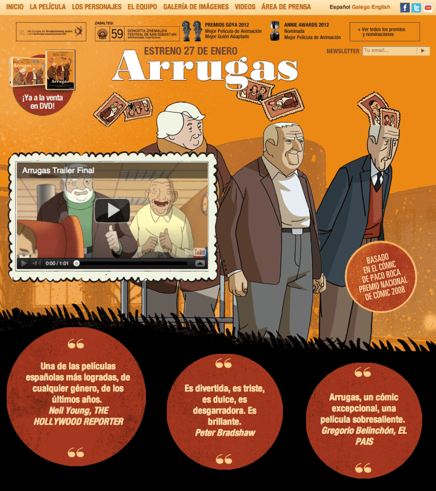 Arrugas la película