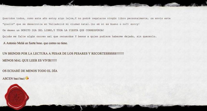 Ascen Día del libro