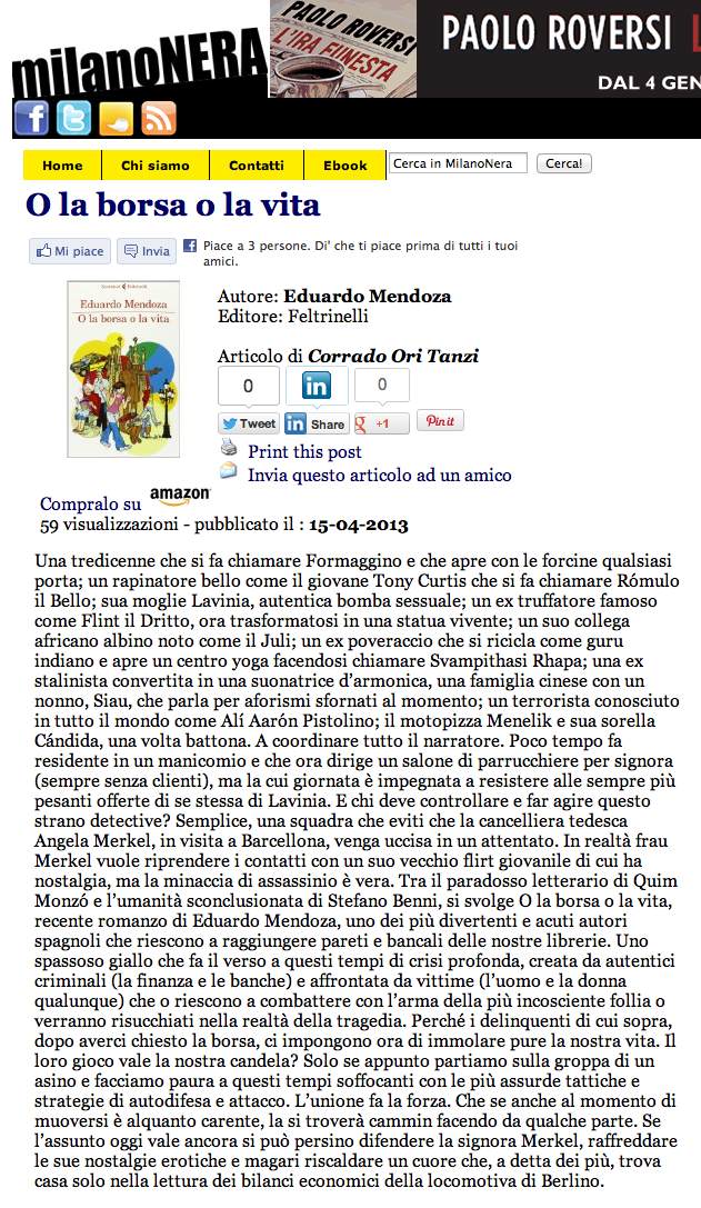 MilanoNera Ola borsa o lavita