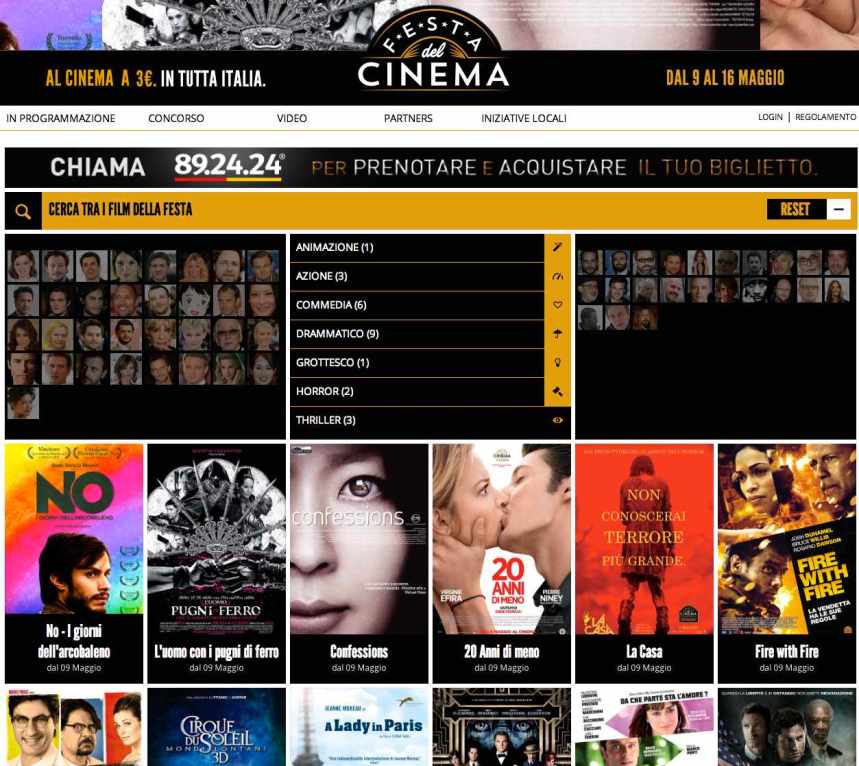 Festa del cinema Milan