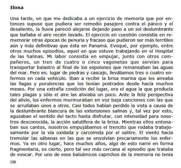 Ilona llega con la luvia