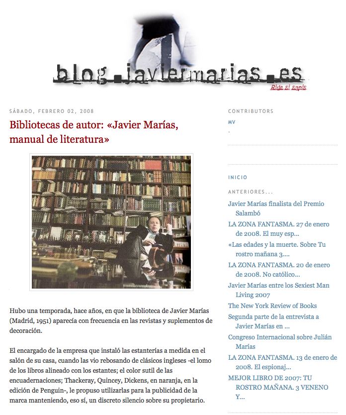 Javier Marías Manual  de Leteratura