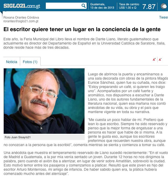 Momenaje a Dante Liano 3