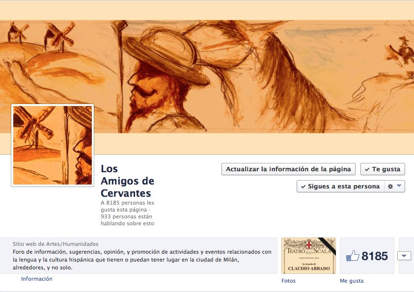 Los Amigos de Cervantes pagina 1