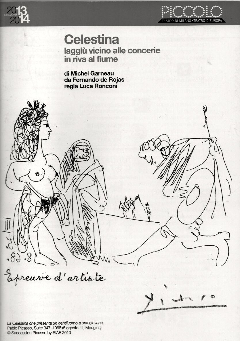 La Celestina- Dirección Ronconi - Cartel de Picasso 1