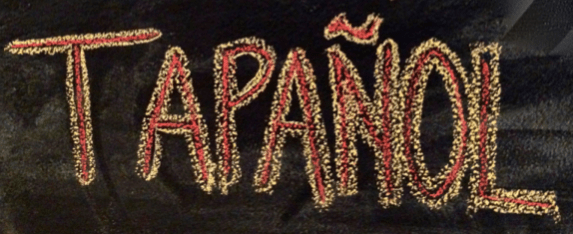 Tapañol en la pizarra