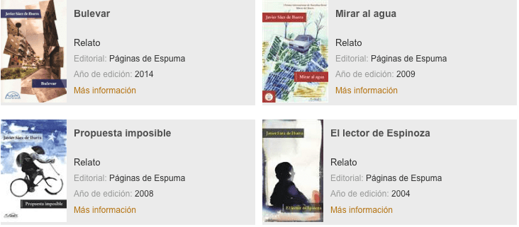 Javier Sáez de Ibarra publicaciones