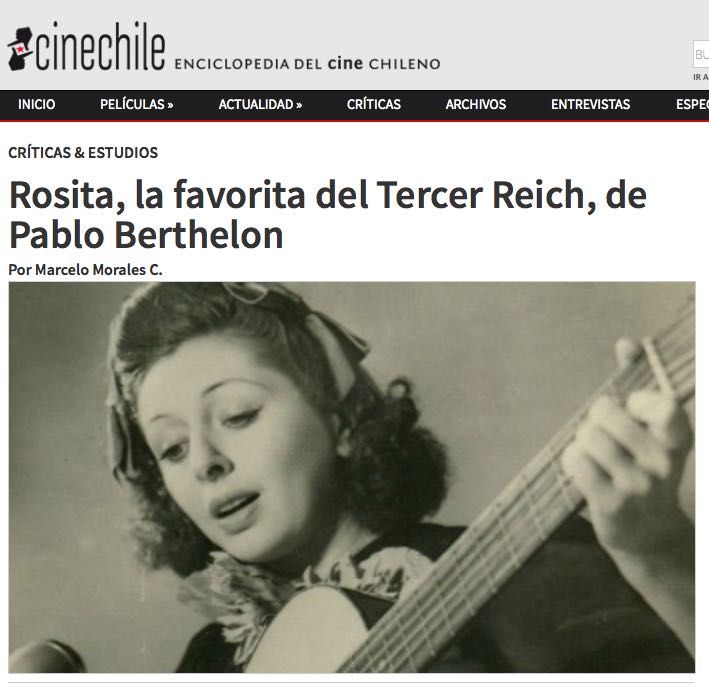 Rosita favorita del terceo reich